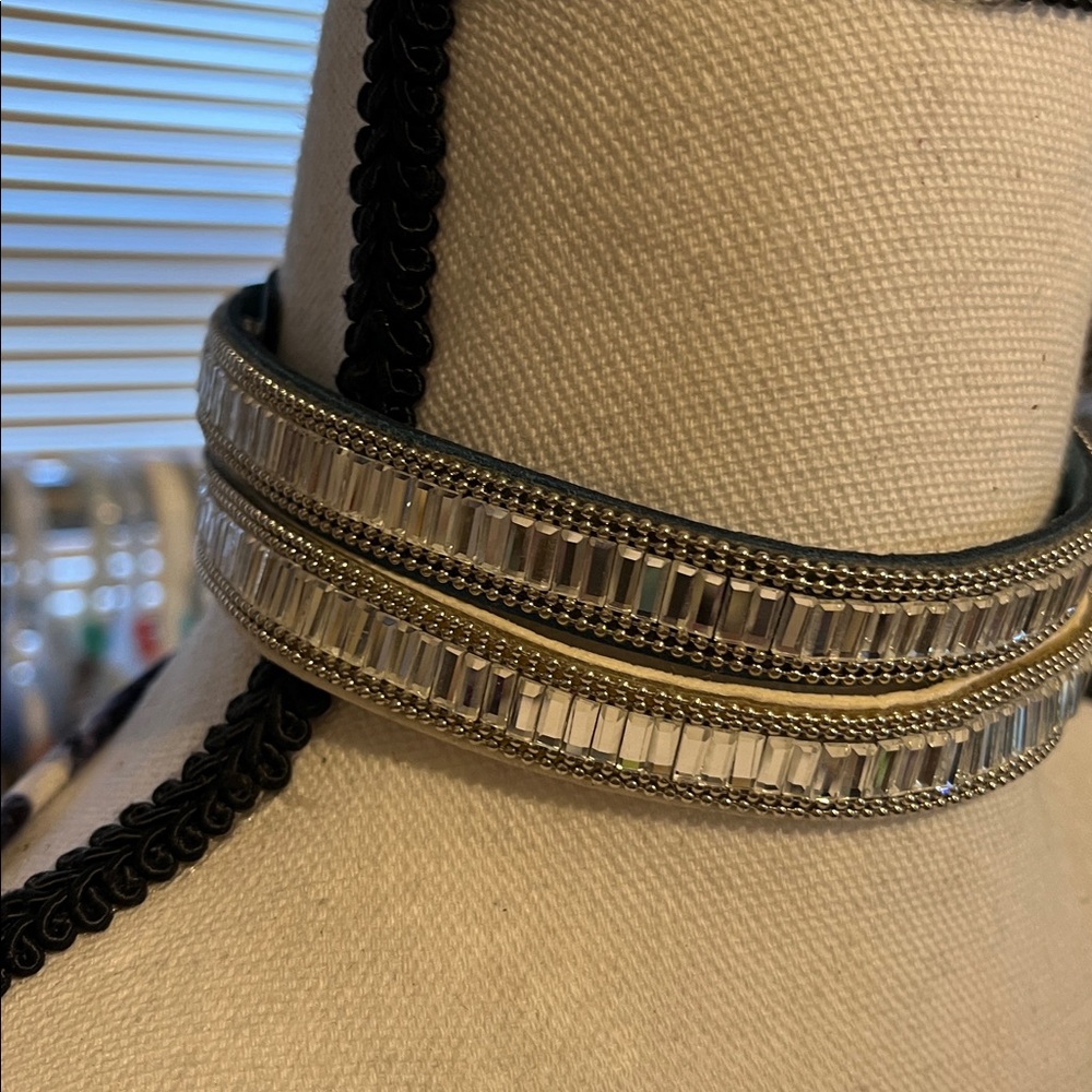 Beautiful boho rhinestone chokers, set of 2 - Picture 3 of 11